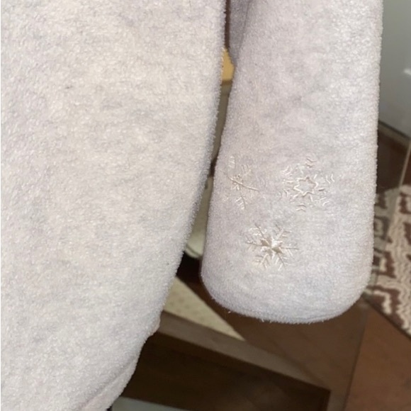 Vintage Northern Reflections Zip Snow Flake Fleecy - Picture 3 of 7